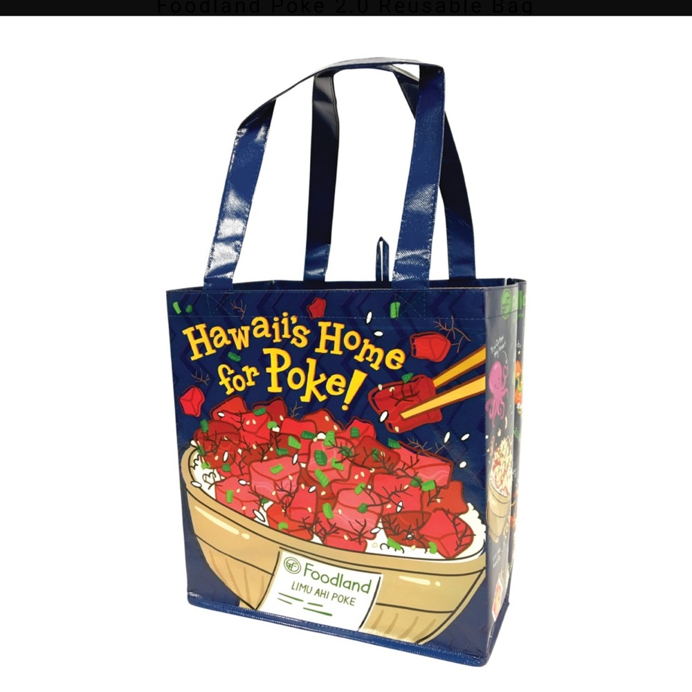 Foodland Reusable Tote Bag - Blue